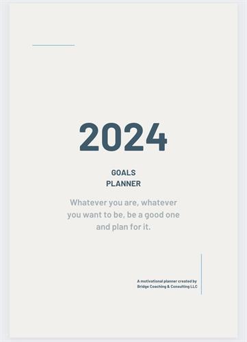 2024 Goals Planner