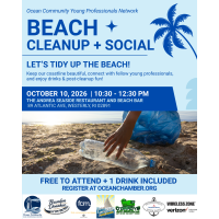 Young Professionals Beach Cleanup + Social