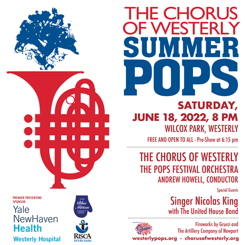 Summer Pops - The Chorus of Westerly - Jun 18, 2022 - Ocean Community  Chamber of Commerce, RI