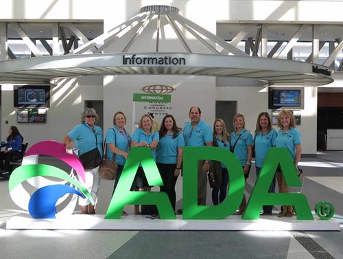 The team at the American Dental Association Annual Meeting