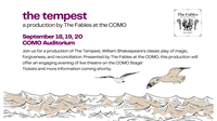 The Tempest Play By the Fables at the COMO