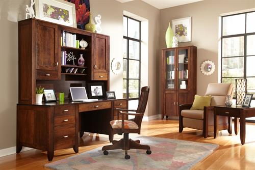 Solid wood, customizable office furniture