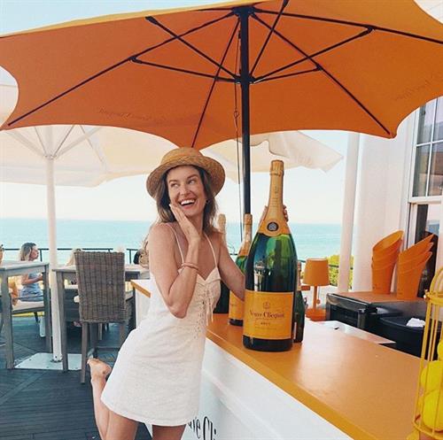 Enjoy a sip of champagne and more at the Veuve Clicquot Secret Garden