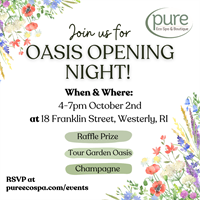 Garden Oasis Opening Night at Pure Eco Spa