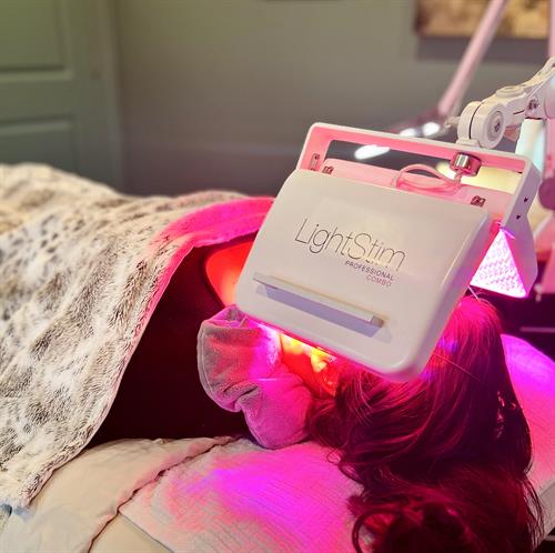 LED Light Therapy for a Facial