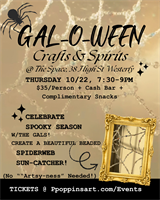 Gal-O-Ween Crafts and Spirits