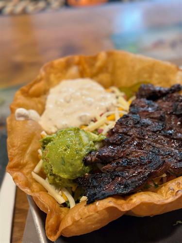 Taco Salad with Steak