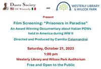 Dante Society Lecture, Film Screening: Prisoners in Paradise