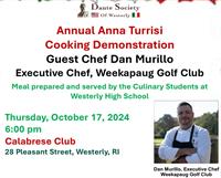 2024 Dante Society of Westerly Annual Anna Turrisi Cooking Demonstration