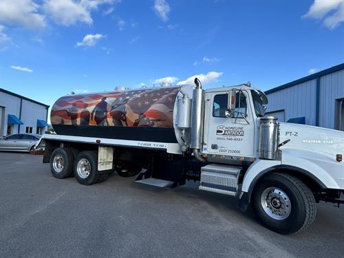 Proud of our Septic Truck