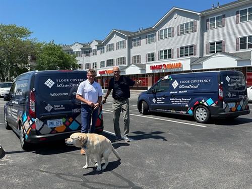 Keith with George, our DA and Brody