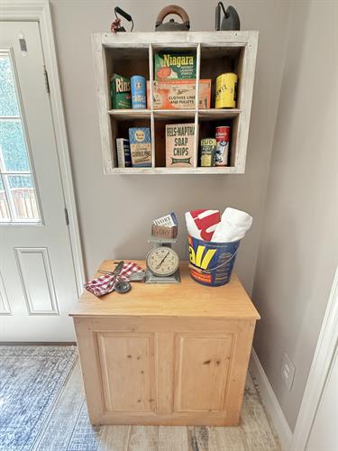Antique Scrubbed Pine Grain Bin
