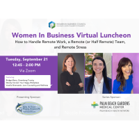 WIB Virtual Lunch: How to Handle Remote Work, a Remote (or Half Remote) Team, and Remote Stress