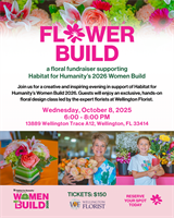 Habitat GPBC & Wellington Florist Host Flower Build