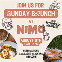 Sunday Brunch at Nimo