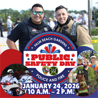 Gardens Police & Fire to Host Public Safety Day Event on January 24