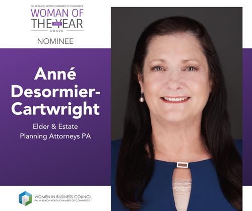 Anne' was a 2023 Women of the Year Nominee and Finalist!