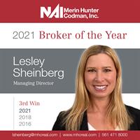 NAI/Merin Hunter Codman Announces 2021 Broker of the Year
