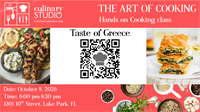 Taste or Greece Hands-On Cooking Class