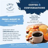 “Coffee & Conversations” with CROS Ministries in West Palm Beach