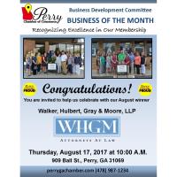 (2017) Business of the Month - Walker, Hulbert, Gray & Moore, LLP