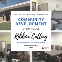 Ribbon Cutting - City of Perry Community Development