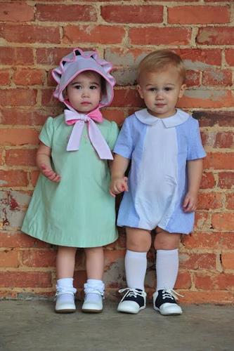 Levi & Kennedy have on some great Easter outfits!