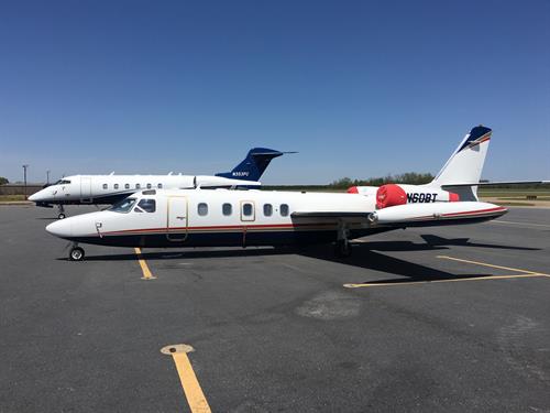 Jets parked on apron