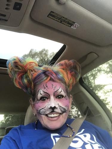 On my way to Face Paint at another event!