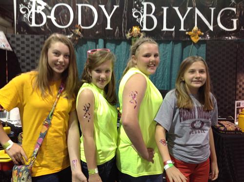 Glitter Tattoo’s are for all ages.