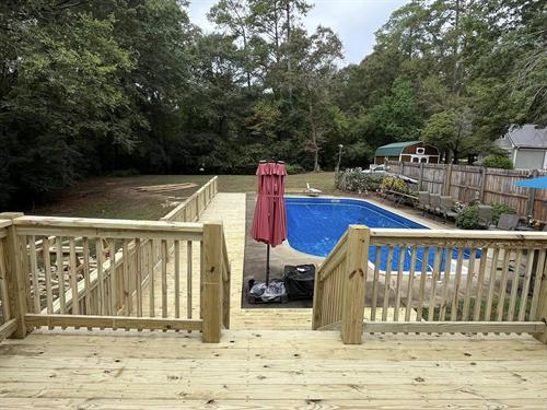 pool deck