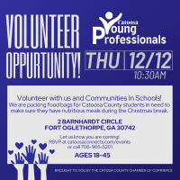 December Catoosa Young Professionals Volunteer