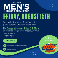 Catoosa Men's Network Breakfast (August '25)