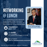 Networking at Lunch Chamber Luncheon (April)