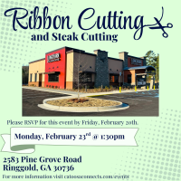 LongHorn Steakhouse Ribbon Cutting & Steak Cutting