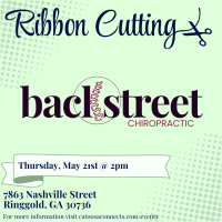 Backstreet Chiropractic Ribbon Cutting