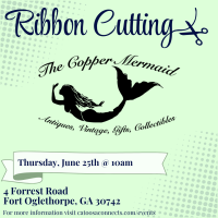 The Copper Mermaid Ribbon Cutting