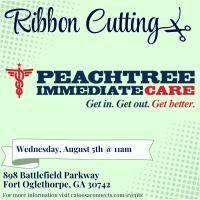 Peachtree Immediate Care Ribbon Cutting