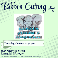 Eclectic Amber's Emporium Ribbon Cutting