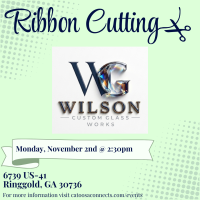 Wilson Custom Glass Works Ribbon Cutting
