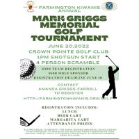 Farmington Kiwanis Annual Mark Griggs Golf Tournament