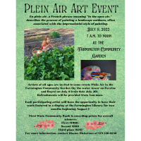 First Plein Air Art Event