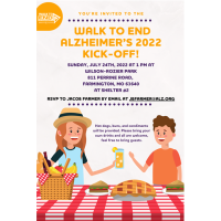Walk to end Alzheimer's 2022 Kick-off!