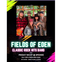 Kiki Wow's Band Fields of Eden Favorite Classic Rock & Country Hits Band Live at Spokes