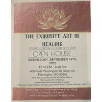 The Exquisite Art of Healing Open House