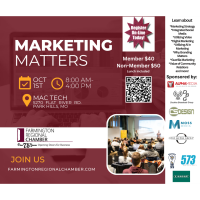 Marketing Matters: the 2nd Annual Farmington Regional Chamber Business Conference