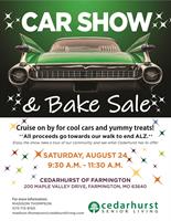 Car Show and Bake Sale