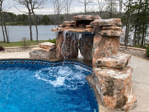 Waterfall feature install