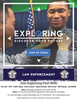 Law Enforcement Exploring Open House