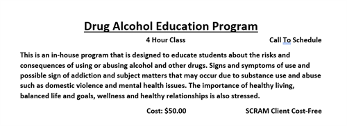 DAEP-Drug Alcohol Education Program